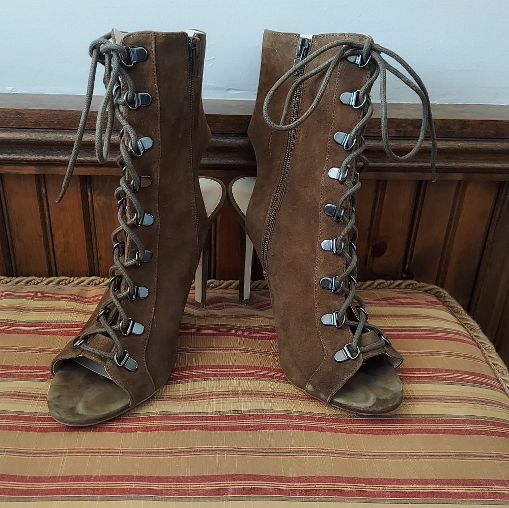 Nice Peep Toe Sling Boot
